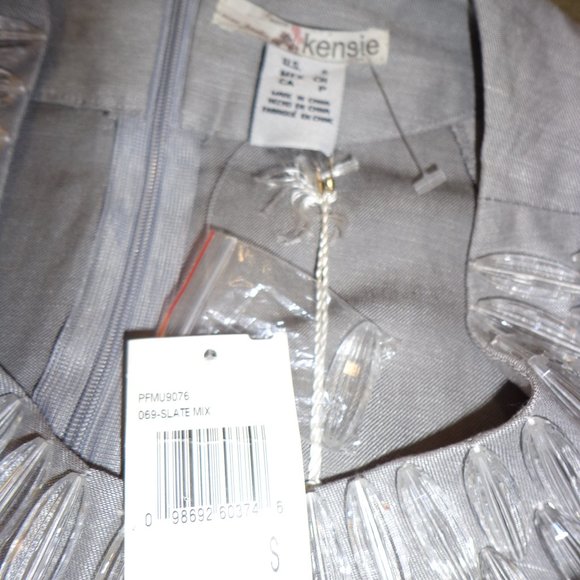 Kensie Silver Midi Dress - Picture 13 of 16